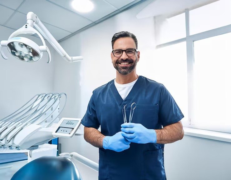 Dr. João Silva em consultório odontológico